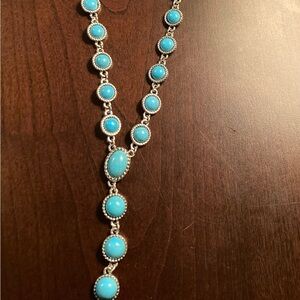 Idyllwind Turquoise and Silver Necklace